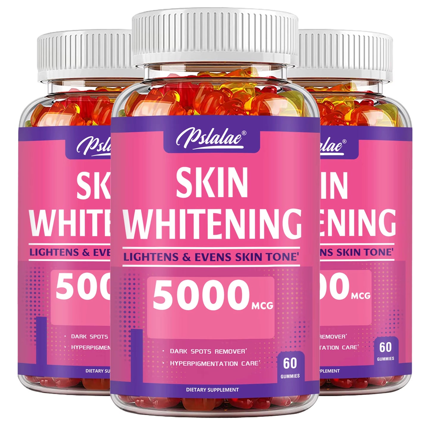 Skin Whitening - Brighten Skin Tone, Anti-Oxidation, Anti-Aging, Whitening - 60 Gummies