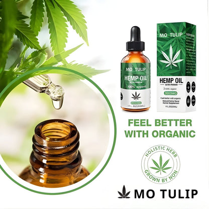 Hemp Oil 2000mg High Concentration 30ml [THC-Free / Tested] - Relaxation & Sleep Support