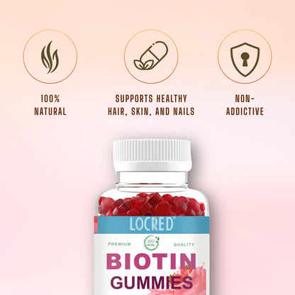 Biotin Dietary Supplement Gummies