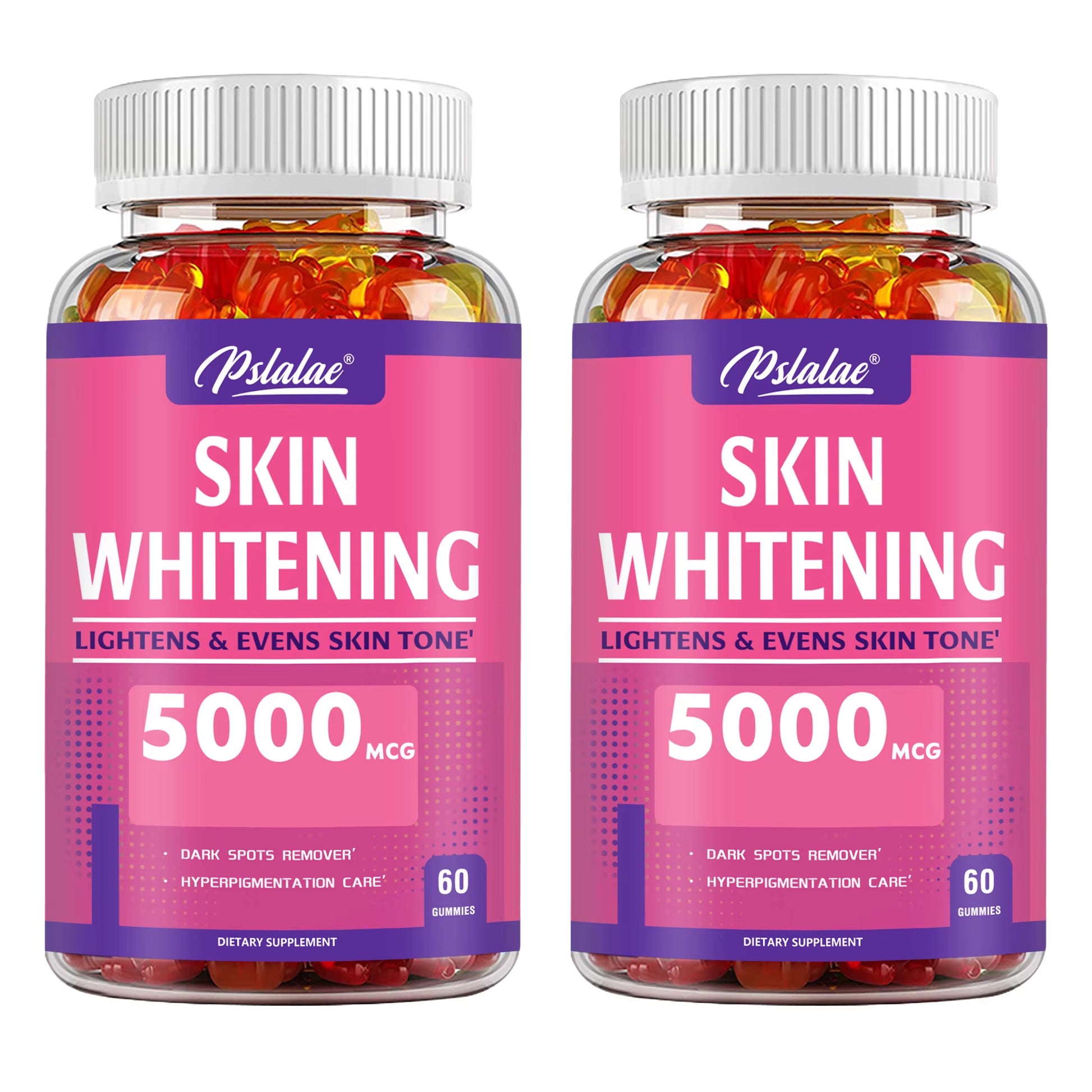 Skin Whitening - Brighten Skin Tone, Anti-Oxidation, Anti-Aging, Whitening - 60 Gummies