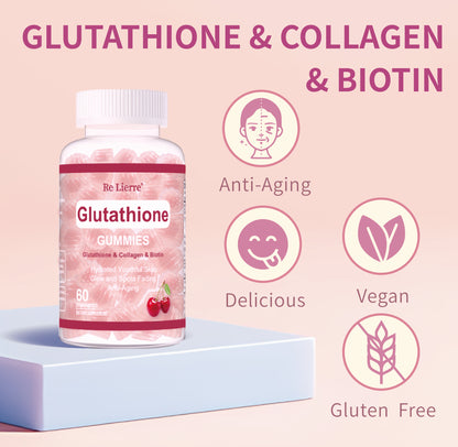 Glutathione Collagen Gummies Cherry