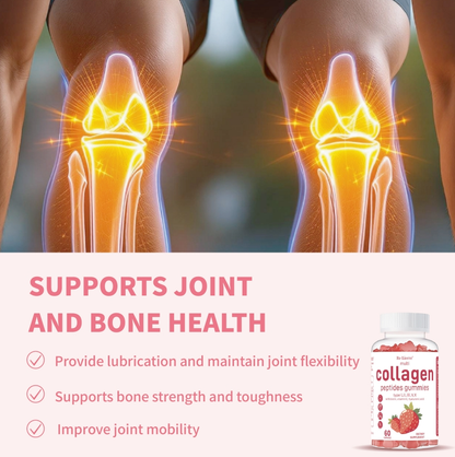 Collagen Peptide Gummies - Skin, Joint, and Hair Support in Every Chew