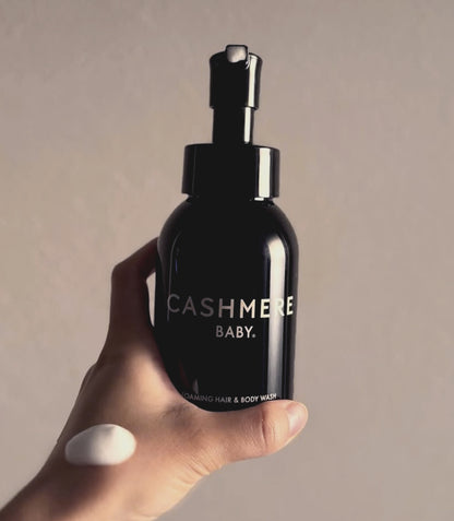 Cashmere Baby Foaming Hair & Body Wash | Gentle 2-in-1 Cleanser for All Ages