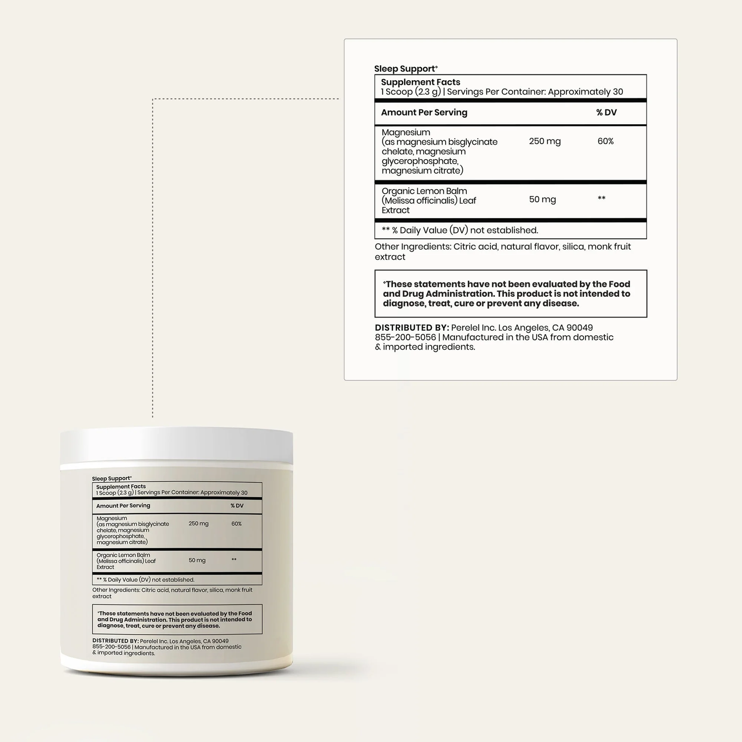 Sleep Support - Premium Magnesium Tri-Blend for Deep, Restorative Sleep