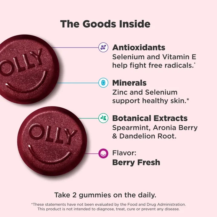 Flawless Complexion Gummies | Antioxidant & Mineral Beauty Gummies for Radiant Skin (50ct)