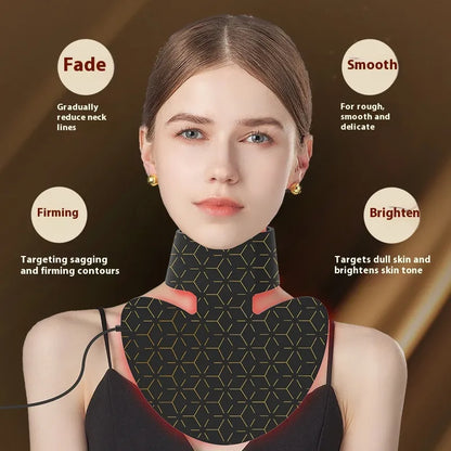 Evaly LED Neck Silicone Mask | 630nm Red + 470nm Blue Light Skin Rejuvenation