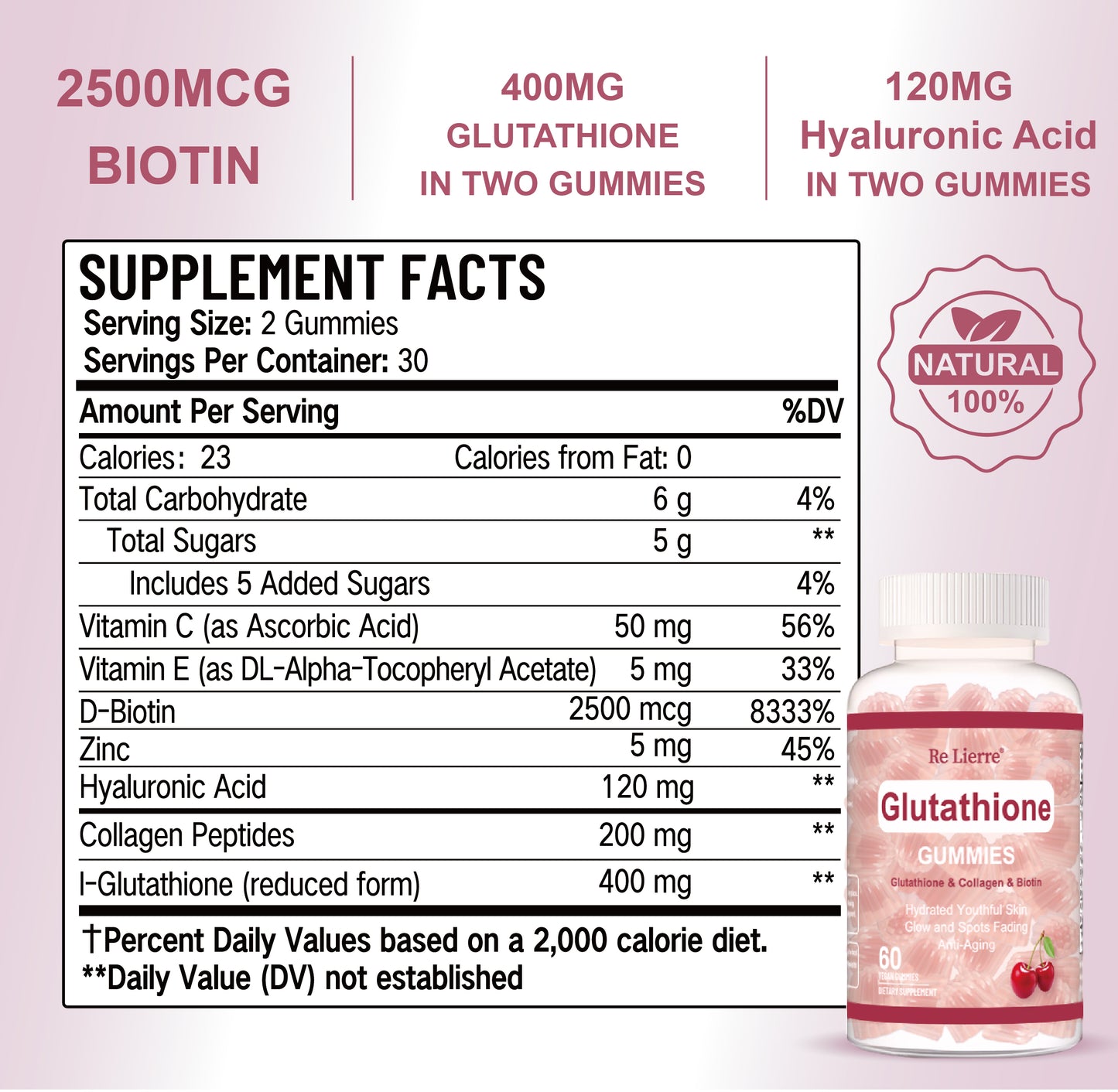 Glutathione Collagen Gummies Cherry