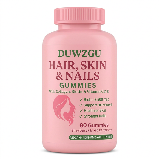 Hair Nail Jelly | 80 Gummies for Stronger Hair & Nails, 40-Day Supply