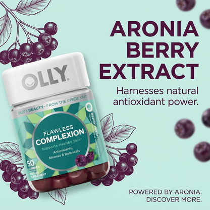 Flawless Complexion Gummies | Antioxidant & Mineral Beauty Gummies for Radiant Skin (50ct)