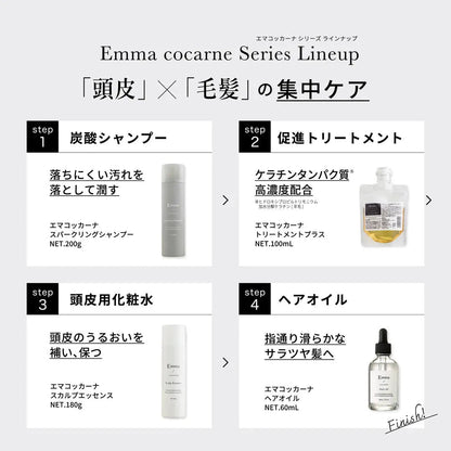 エマコッカーナ スパークリングシャンプー 炭酸シャンプー ｜Emma Cocarne