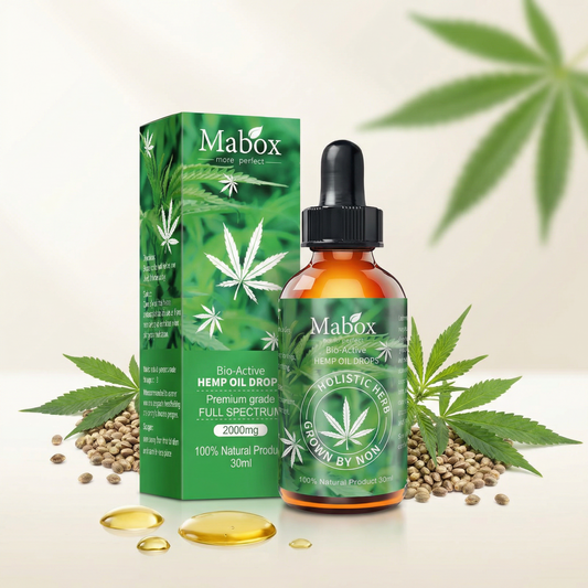 Hemp Oil 2000mg High Concentration 30ml [THC-Free / Tested] - Relaxation & Sleep Support