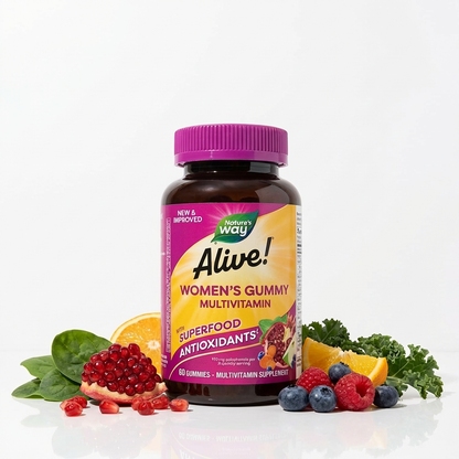 Alive Women's Gummy Multivitamin - Complete Daily Nutrition in Every Chew