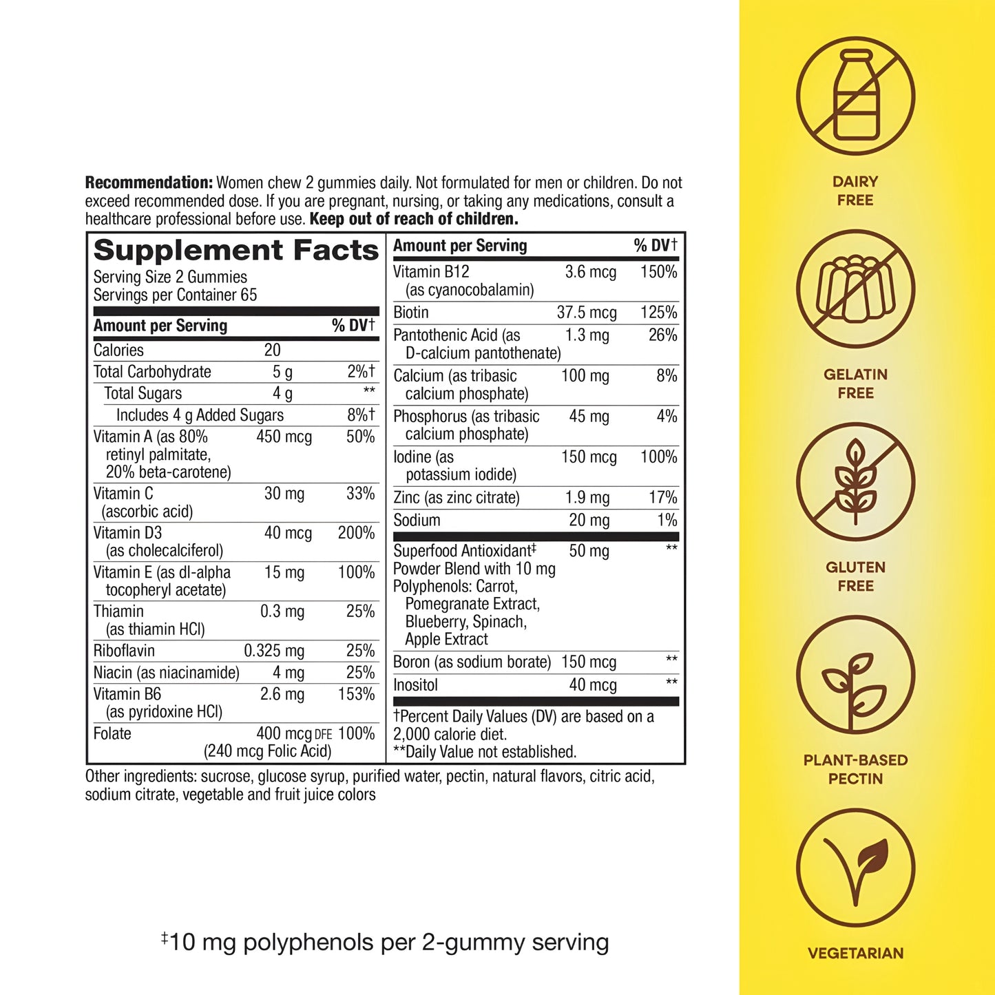 Alive Women's Gummy Multivitamin - Complete Daily Nutrition in Every Chew