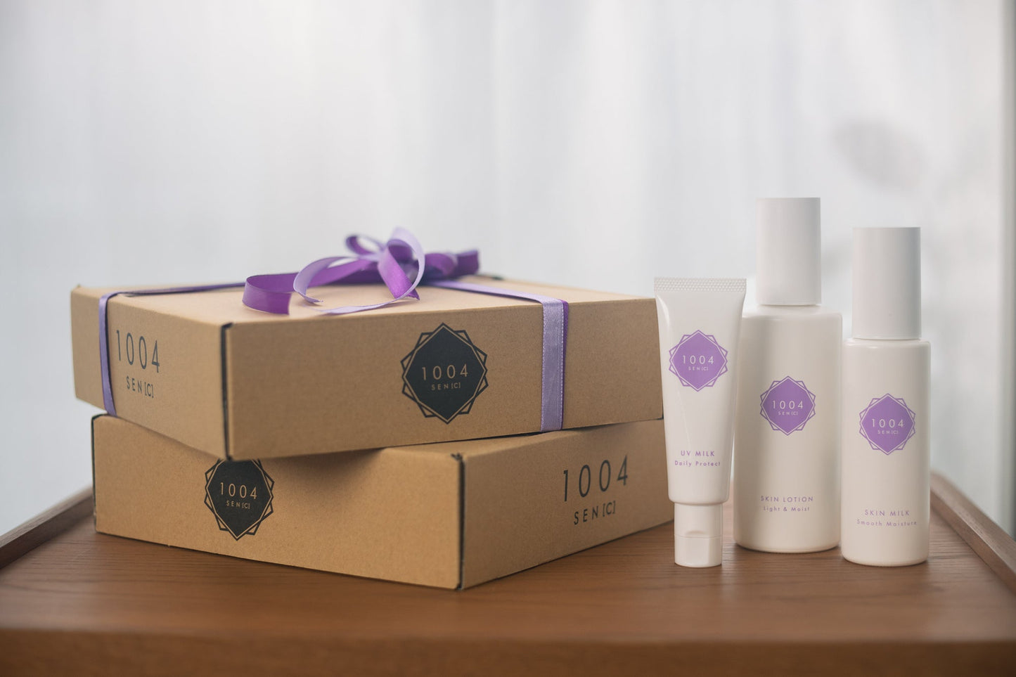 1004 SEN[C] 3-Step Skin Care Set | Toner + Emulsion + SPF50+ Sunscreen